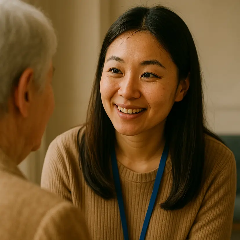 Social worker supported by Socianote
